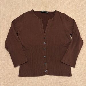 The Limited Brown Cardigan Sweater